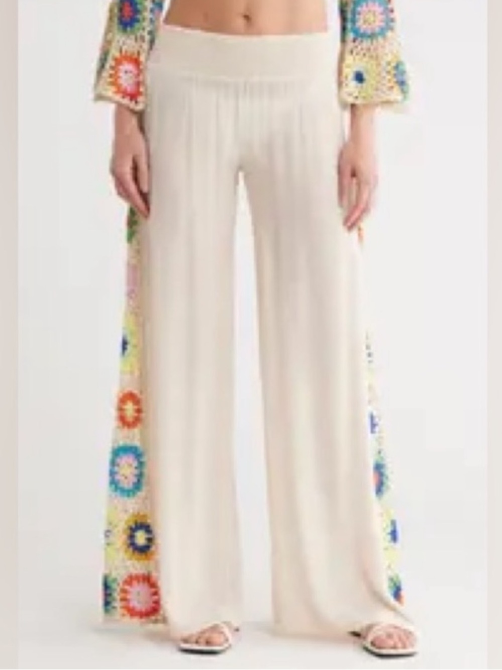 Crochet Elan Wide Leg Pants